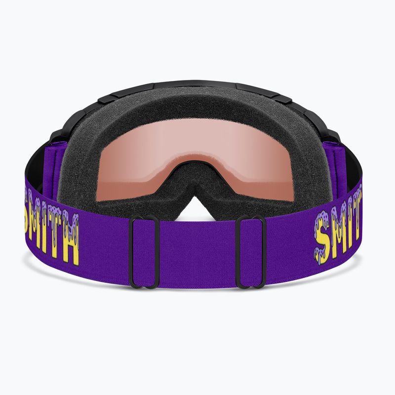 Окуляри лижні дитячі Smith Daredevil S1 black donuts/blue sensor mirror antifog 4
