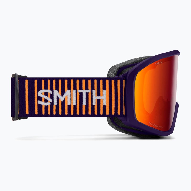 Окуляри лижні дитячі Smith Reason OTG S3 deep plum gradient/red solx mirror antifog 3
