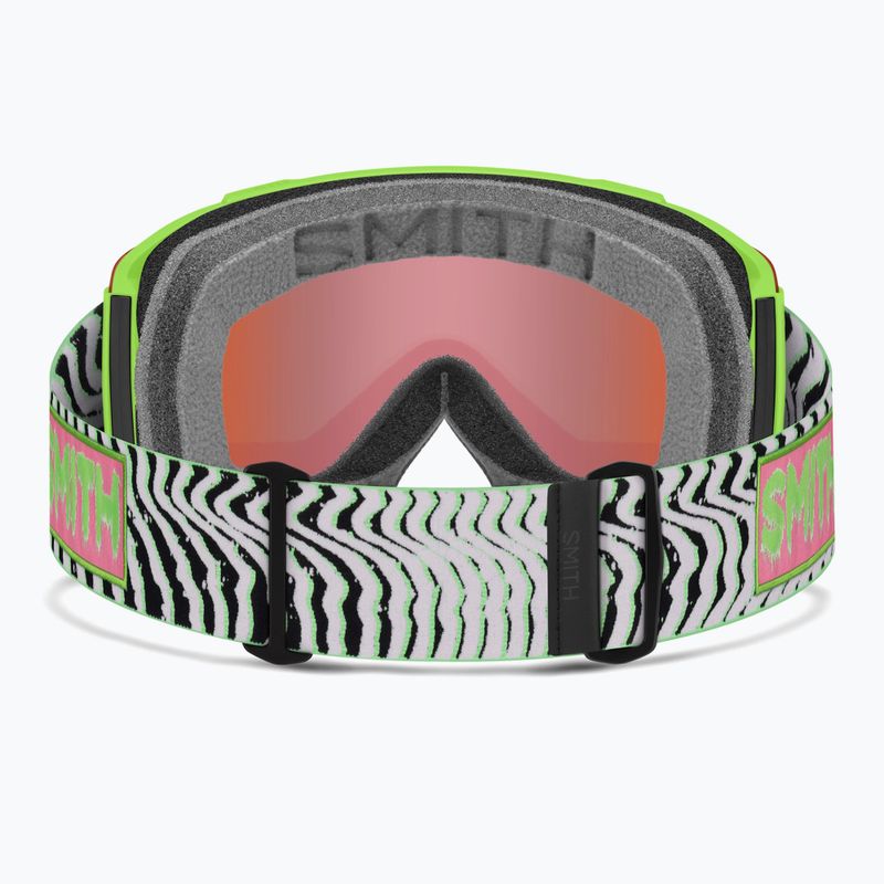 Окуляри лижні Smith Squad S2 slime static shag/chromapop everyday green mirror 3
