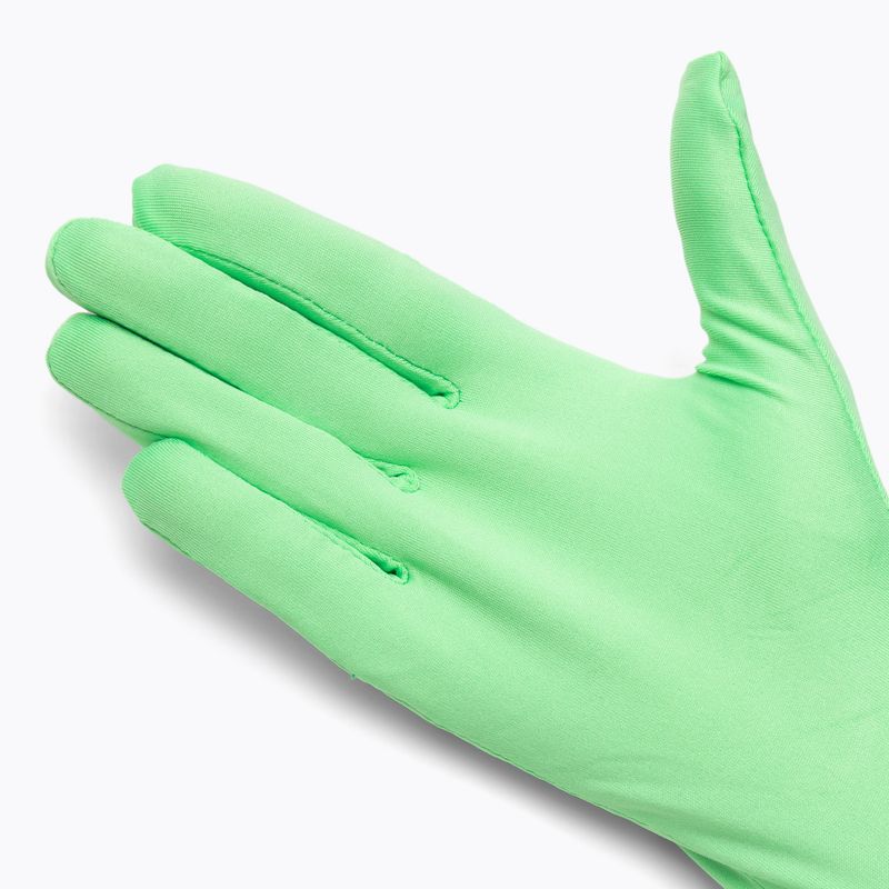 Рукавички для бігу Nike Pacer Liner Rg illusion green/silver 4