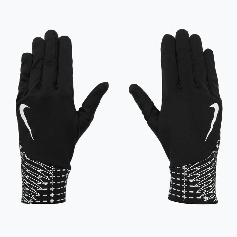 Рукавички для бігу чоловічі Nike Pacer Lightweight RG Reflective black/silver 2