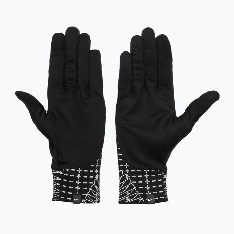 Рукавички для бігу чоловічі Nike Pacer Lightweight RG Reflective black/silver 3