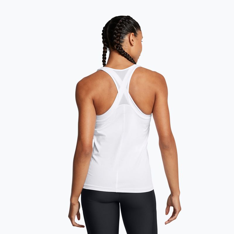 Топ для тренувань жіночий Under Armour HeatGear Armour Racer white/black 2