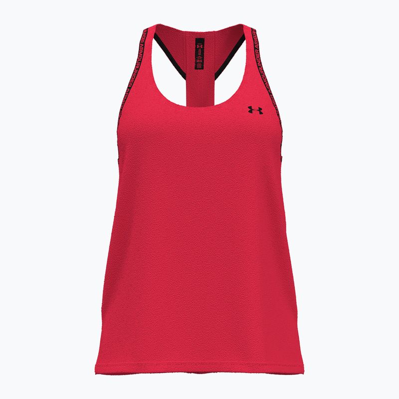 Топ для тренувань жіночий Under Armour Knockout Tank racer red/black