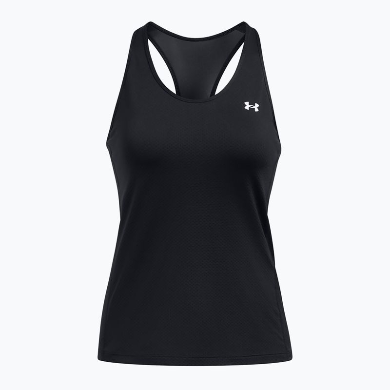 Танк топ для тренувань жіночий Under Armour HeatGear Armour Racer black/white 4