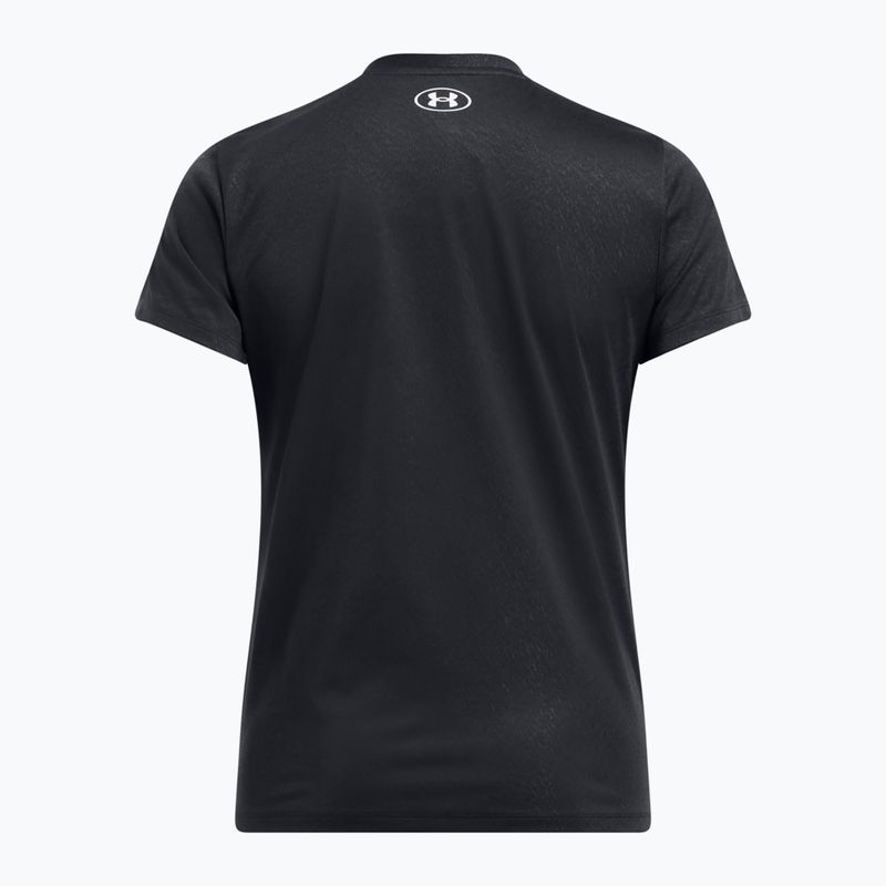 Футболка тренувальна жіноча Under Armour Tech Riddle black/white 4