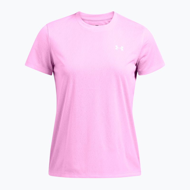 Футболка тренувальна жіноча Under Armour Tech Riddle stellar pink/white 4