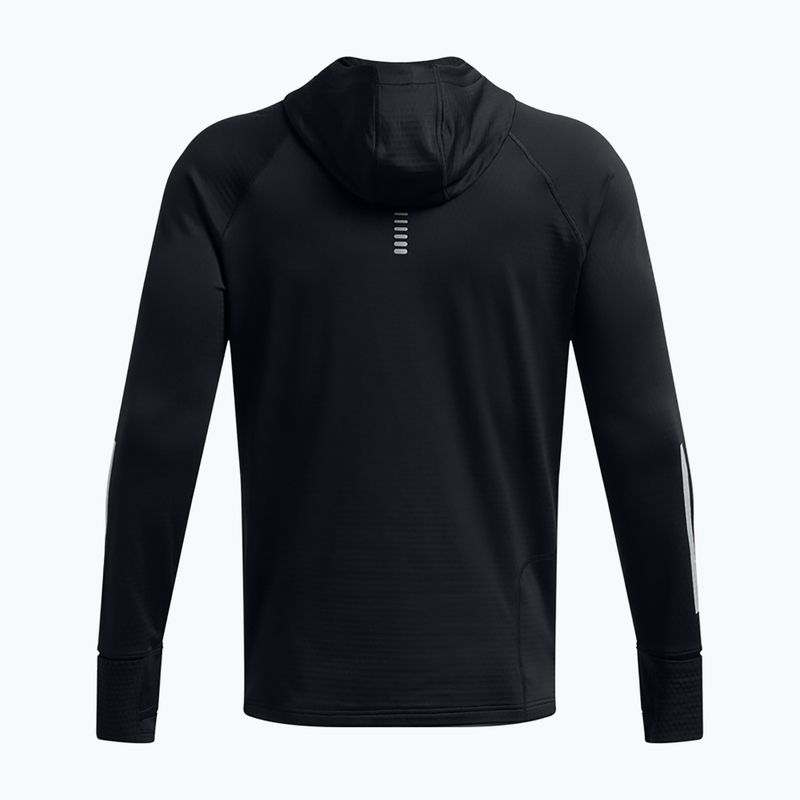 Кофта чоловіча для бігу Under Armour Launch Elite CW Balaclava Hoody black/reflective 5