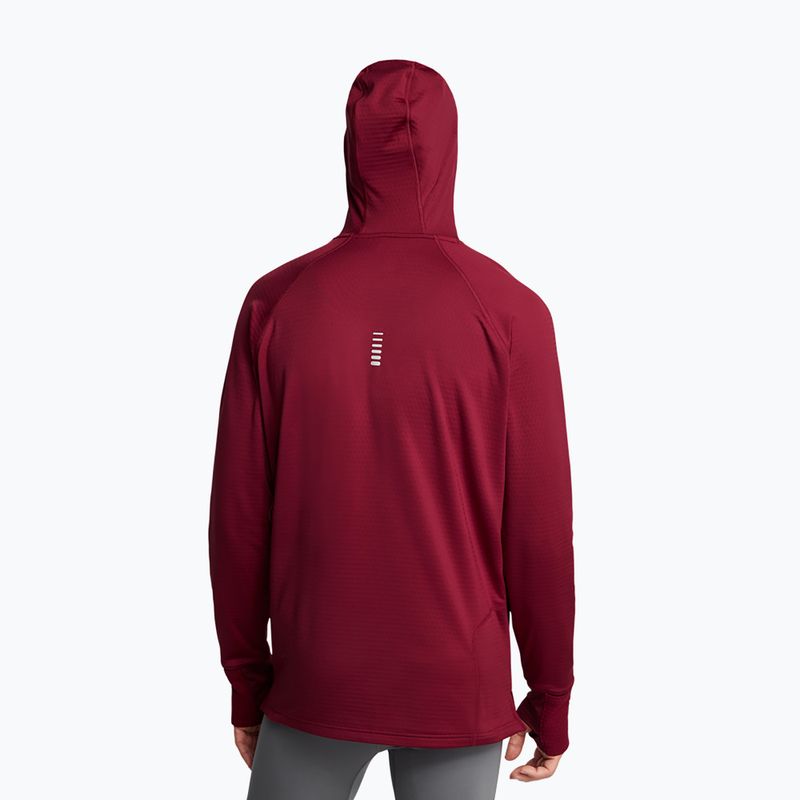 Кофта чоловіча для бігу Under Armour Launch Elite CW Balaclava Hoody cardinal/reflective 2