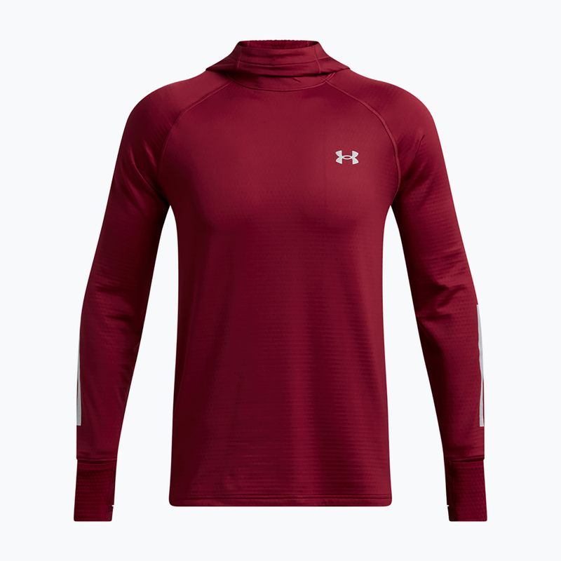 Кофта чоловіча для бігу Under Armour Launch Elite CW Balaclava Hoody cardinal/reflective 5