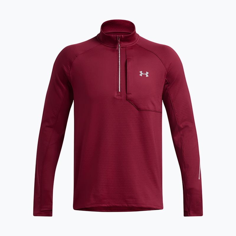 Кофта для бігу чоловіча Under Armour Launch Elite CW Half Zip cardinal/reflective 3