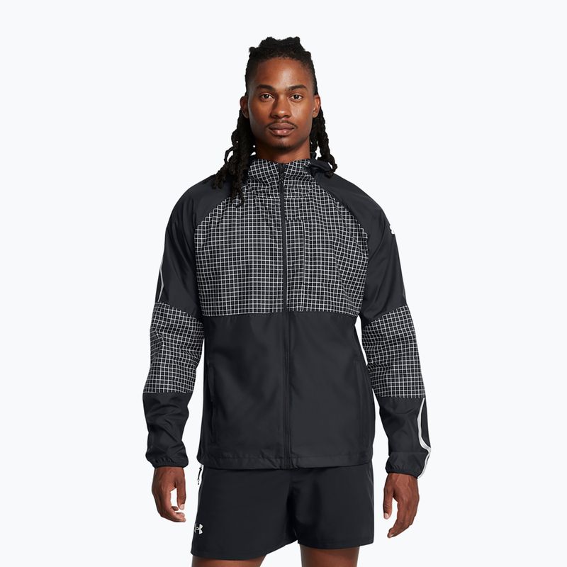 Куртка чоловіча Under Armour Launch Elite CW black/reflective