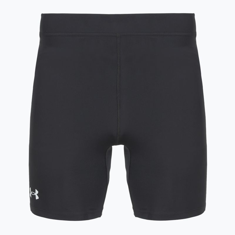 Легінси для бігу чоловічі Under Armour Launch Half Tights black/black/metallic silver