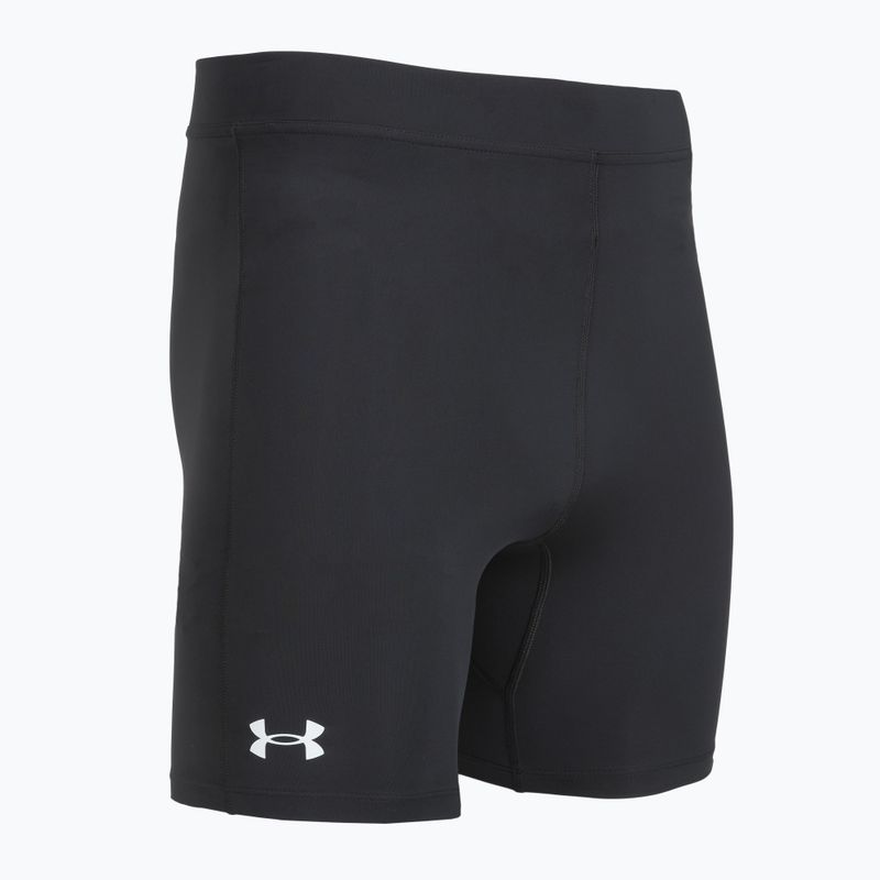 Легінси для бігу чоловічі Under Armour Launch Half Tights black/black/metallic silver 3