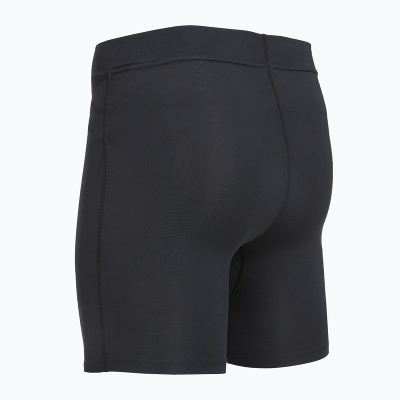Легінси для бігу чоловічі Under Armour Launch Half Tights black/black/metallic silver 4
