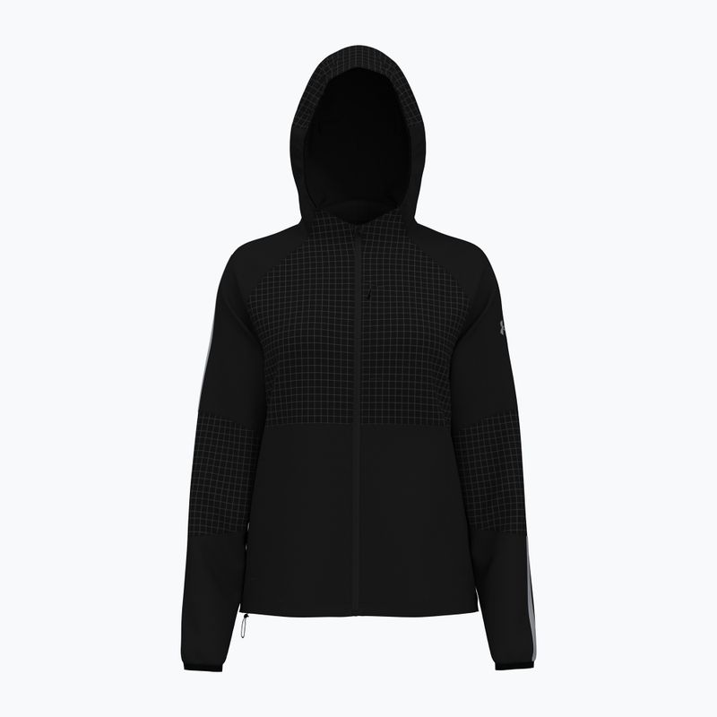 Жіноча бігова куртка Under Armour Launch Elite CW чорний/світловідбиваючий