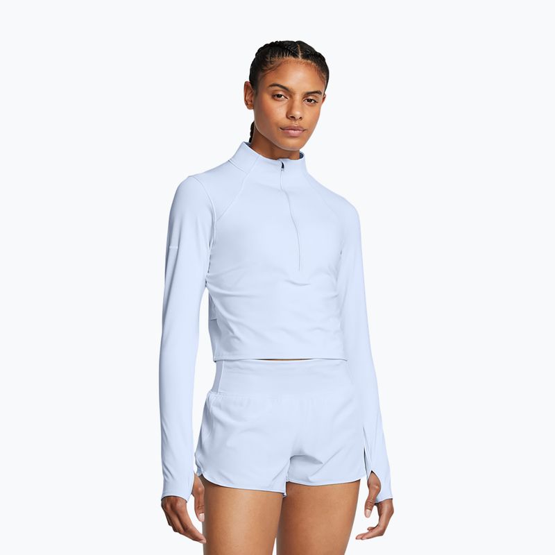 Лонгслів для бігу жіночий Under Armour Launch Elite Half Zip nimbus blue/reflective