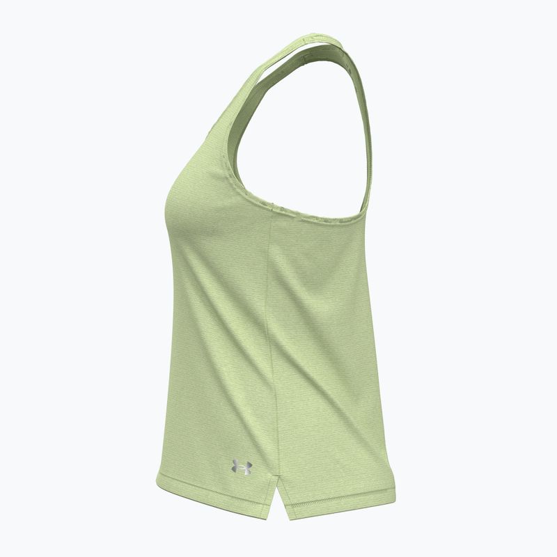 Топ для бігу жіночий Under Armour Launch Singlet retro green/reflective 4