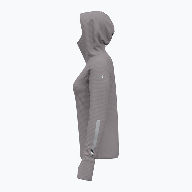 Кофта жіноча для бігу Under Armour Lunch Elite CW Balaclava Hoodie tetra gray/reflective 3