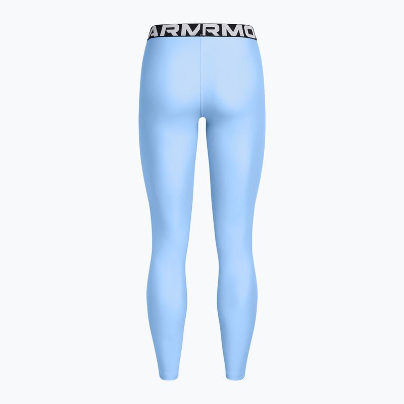 Легінси жіночі Under Armour HeatGear horizon blue/white 5