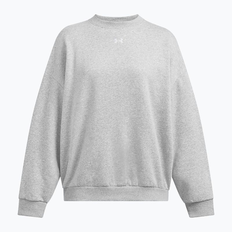 Кофта жіноча Under Armour Rival Fleece OS Crew mod gray light heather/white