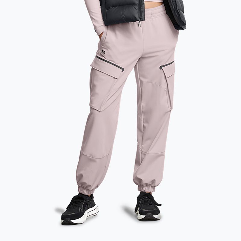 Штани жіночі Under Armour Unstoppable Cargo tetra grey / black