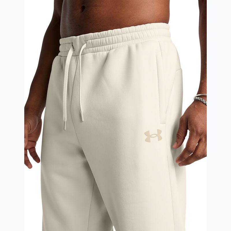 Штани чоловічі Under Armour Fleece Pro Joggers summit white/khaki base 4