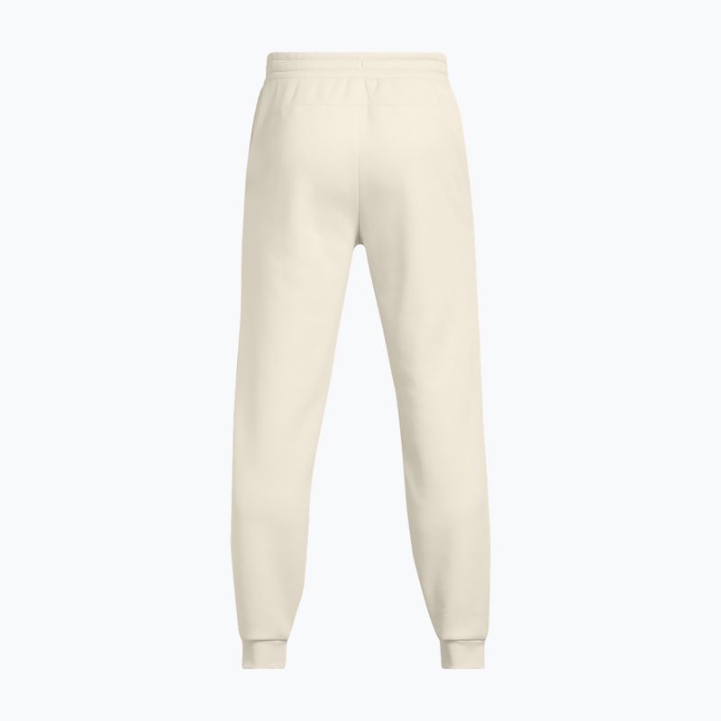 Штани чоловічі Under Armour Fleece Pro Joggers summit white/khaki base 7