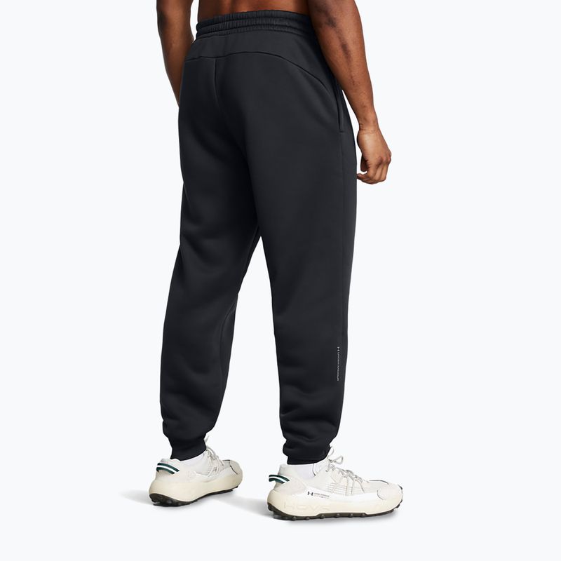 Штани чоловічі Under Armour Fleece Pro Joggers black/castlerock 3