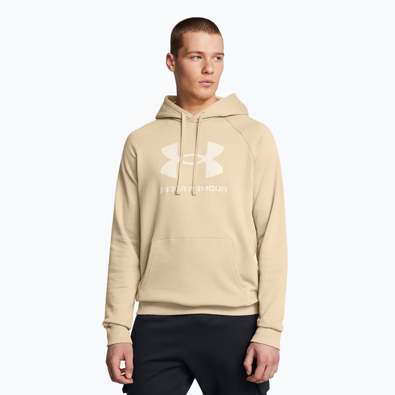 Кофта чоловіча Under Armour Rival Fleece Logo HD city khaki/summit white