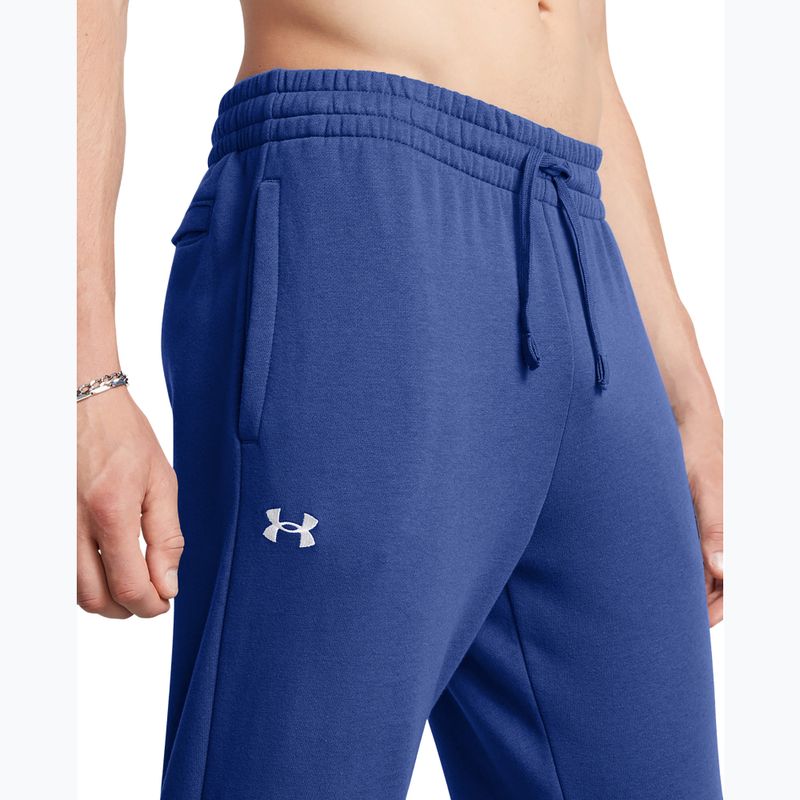 Штани чоловічі Under Armour Rival Fleece Joggers tech blue/white 3