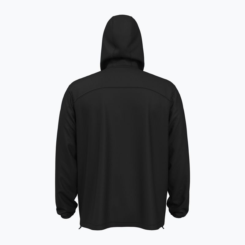 Куртка для тренувань чоловіча Under Armour Vibe Woven Windbreaker black/white 2