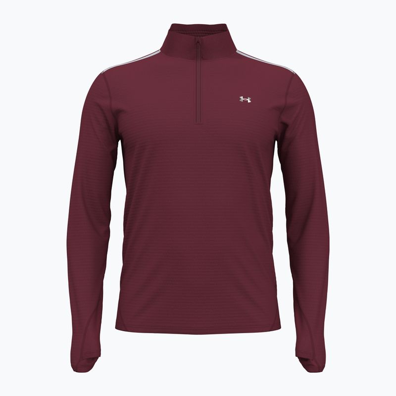 Чоловічий біговий світшот Under Armour Vanish CW 1/4 Zip кардинальний/світловідбиваючий