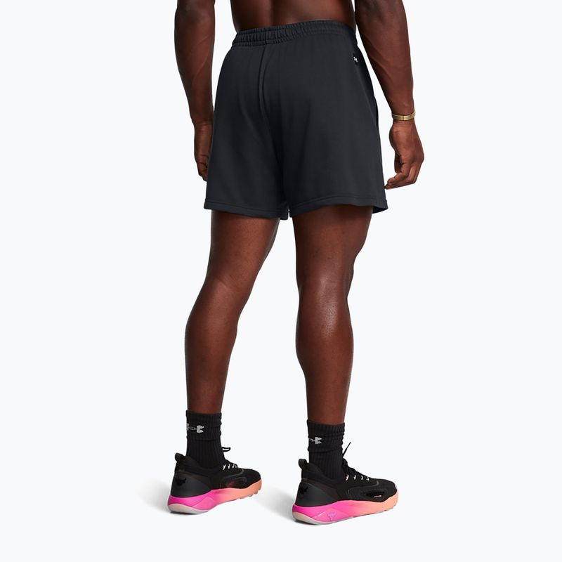 Шорти чоловічі Under Armour Project Rock Terry Badge Of Honor Fleece black 3