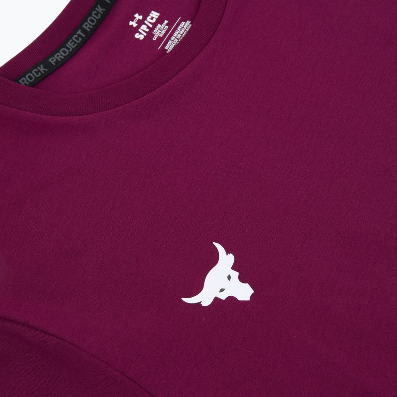 Футболка для тренувань чоловіча Under Armour Project Rock Badge Of Honor purple 5
