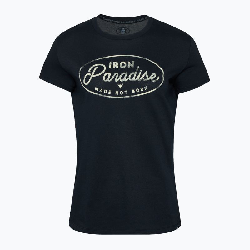 Футболка для тренувань жіноча Under Armour Project Rock HW black/silt