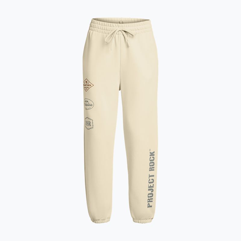 Штани для тренувань жіночі Under Armour Project Rock HWT Pnt silt / clay green 4
