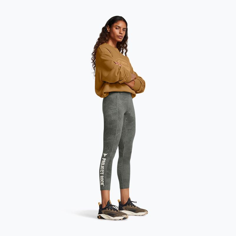 Легінси для тренувань жіночі Under Armour Project Rock clay green / silt 2