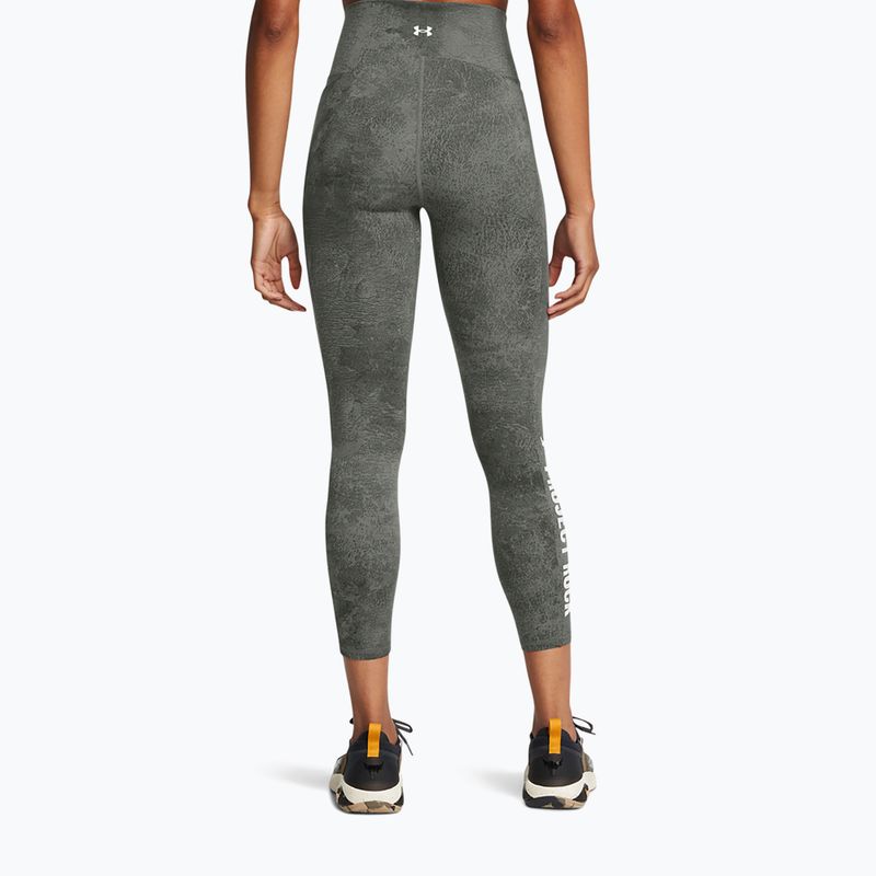 Легінси для тренувань жіночі Under Armour Project Rock clay green / silt 3