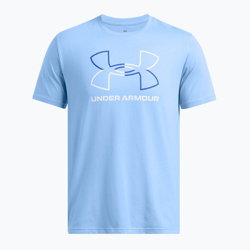 Футболка тренувальна чоловіча Under Armour GL Foundation Update horizon blue/tech blue