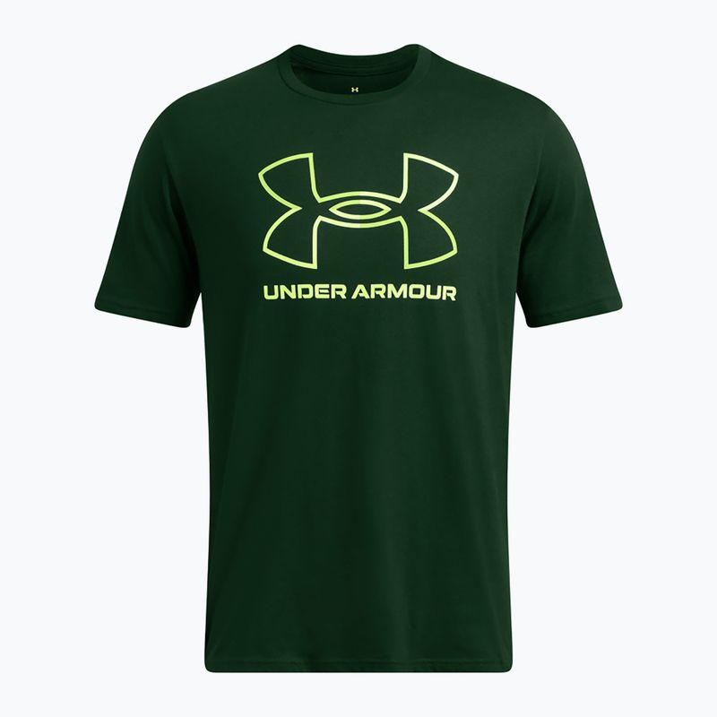 Футболка тренувальна чоловіча Under Armour GL Foundation Update forest green/morph green