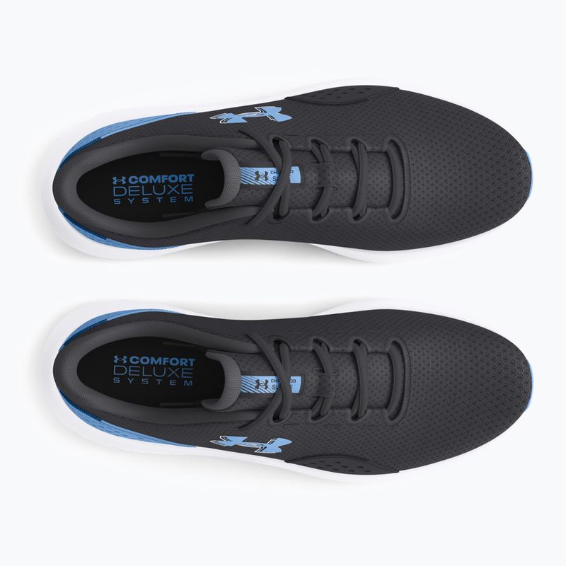 Кросівки для бігу чоловічі Under Armour Charged Surge 4 anthracite/horizon blue/horizon blue 11