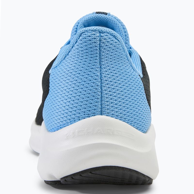 Кросівки для бігу жіночі Under Armour Charged Pursuit 3 Big Logo black/horizon blue/white 6