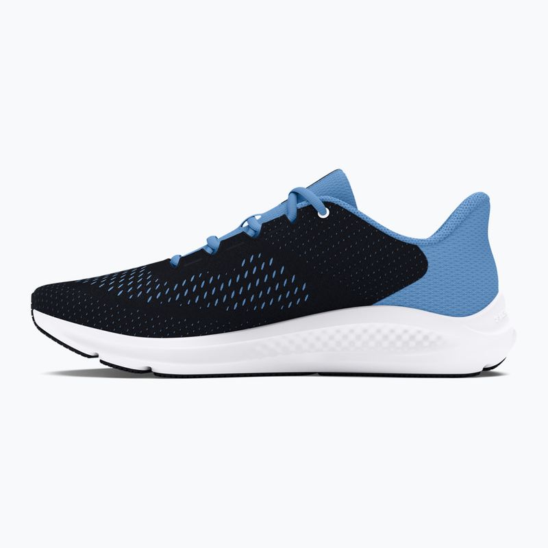 Кросівки для бігу жіночі Under Armour Charged Pursuit 3 Big Logo black/horizon blue/white 10