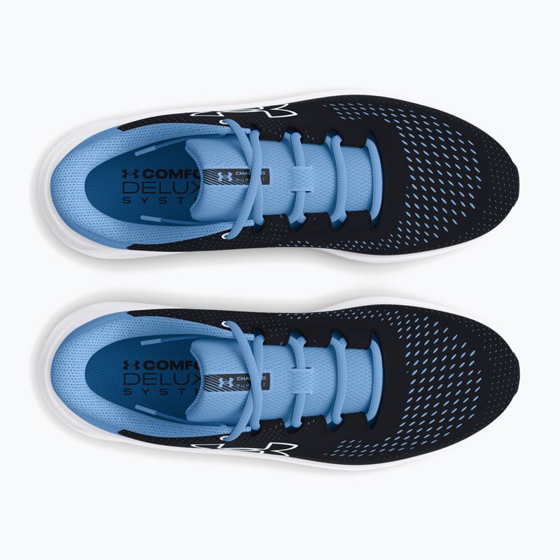 Кросівки для бігу жіночі Under Armour Charged Pursuit 3 Big Logo black/horizon blue/white 11