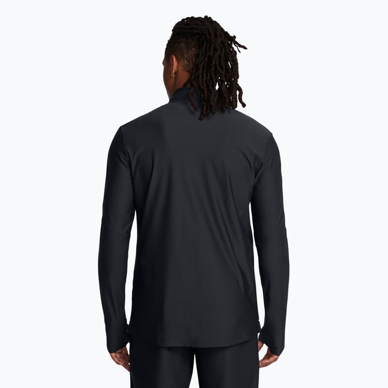 Кофта футбольна чоловіча Under Armour Challenger Pro 1/4 Zip black / white 2