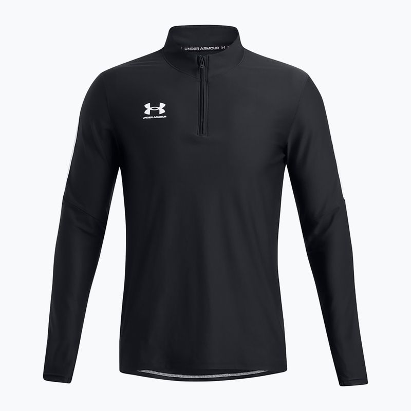 Кофта футбольна чоловіча Under Armour Challenger Pro 1/4 Zip black / white 3