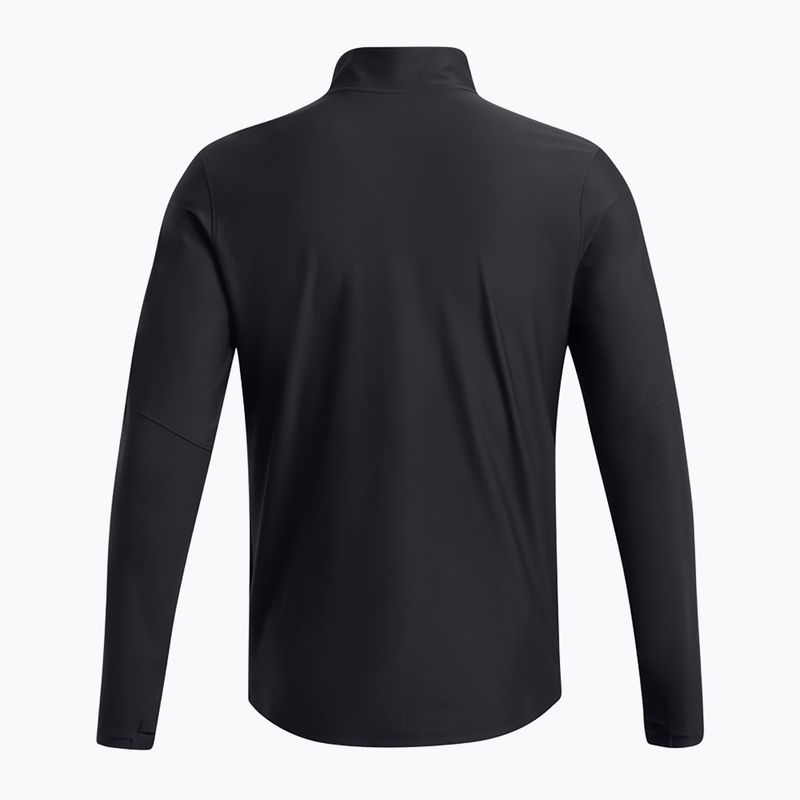 Кофта футбольна чоловіча Under Armour Challenger Pro 1/4 Zip black / white 4