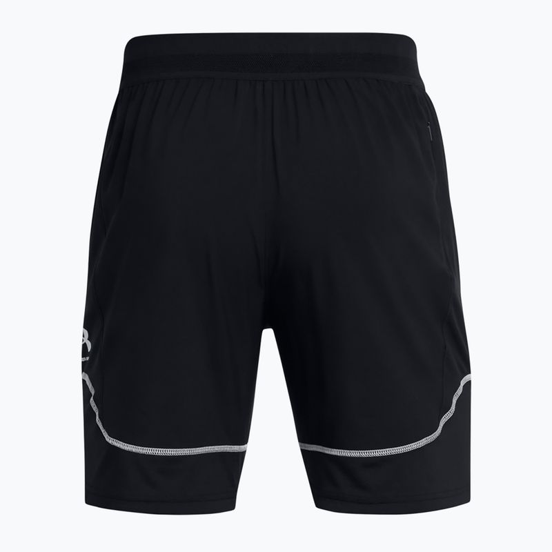 Шорти футбольні чоловічі Under Armour Challenger Pro Train black / white 6