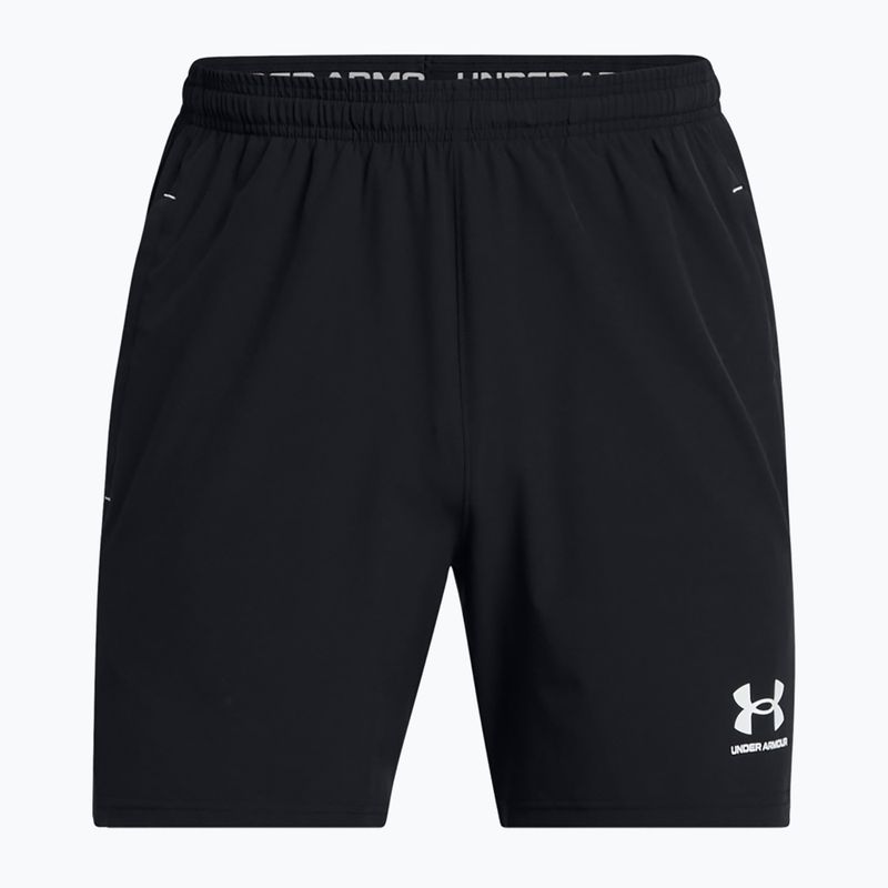 Шорти футбольні чоловічі Under Armour Challenger Pro Woven black / white 5